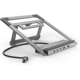 Hama USB-C-Dockingstation CONNECT2OFFICE Stand Notebook-Houder 12 Ports