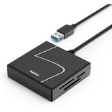 Hama USB-Card Reader USB-A w/ USB-C-Adapter USB 3.2 GEN1 SD/Micro SD/CF/MS - image 3 of 4