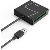 Hama USB-Card Reader USB-A w/ USB-C-Adapter USB 3.2 GEN1 SD/Micro SD/CF/MS - image 4 of 4