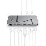 Hama USB4-Dockingstation CONNECT2OFFICE Speed USB-C PD 40 GBIT/s 10 Ports - image 3 of 4
