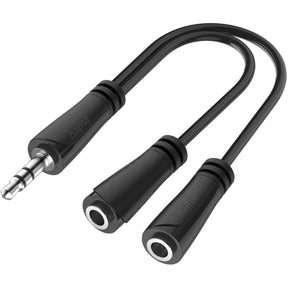 Hama Audio Adapter Jack 3.5mm - 2X 3.5mm Jack Headphone Splitter Stereo