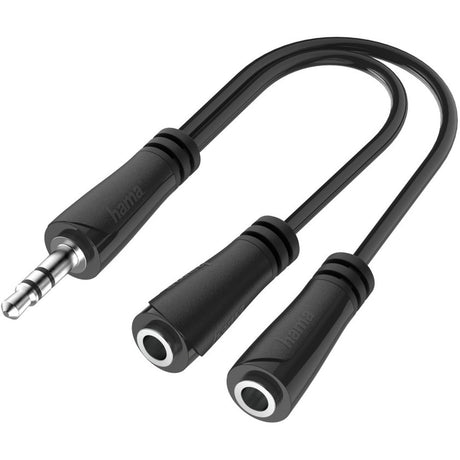 Hama Audio Adapter Jack 3.5mm - 2X 3.5mm Jack Headphone Splitter Stereo
