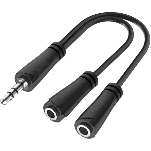 Hama Audio Adapter Jack 3.5mm - 2X 3.5mm Jack Headphone Splitter Stereo