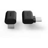 Hama USB-C-Hoekadapter 90 USB 3.2 GEN2 10 GBIT/s 5 A 240 W Set Van 2 - image 3 of 3