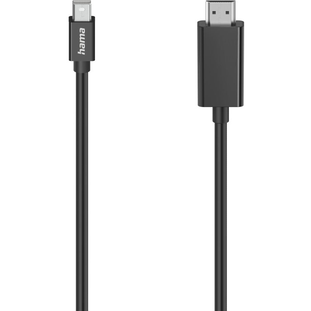 Hama Video-Cable Mini-DP-Plug - HDMIO-Plug UltraHD 4K 1.50 M