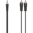 Hama Audio Cable 3.5-mm-Jack-Plug - 2 Cinch-Plug Stereo 1.5m