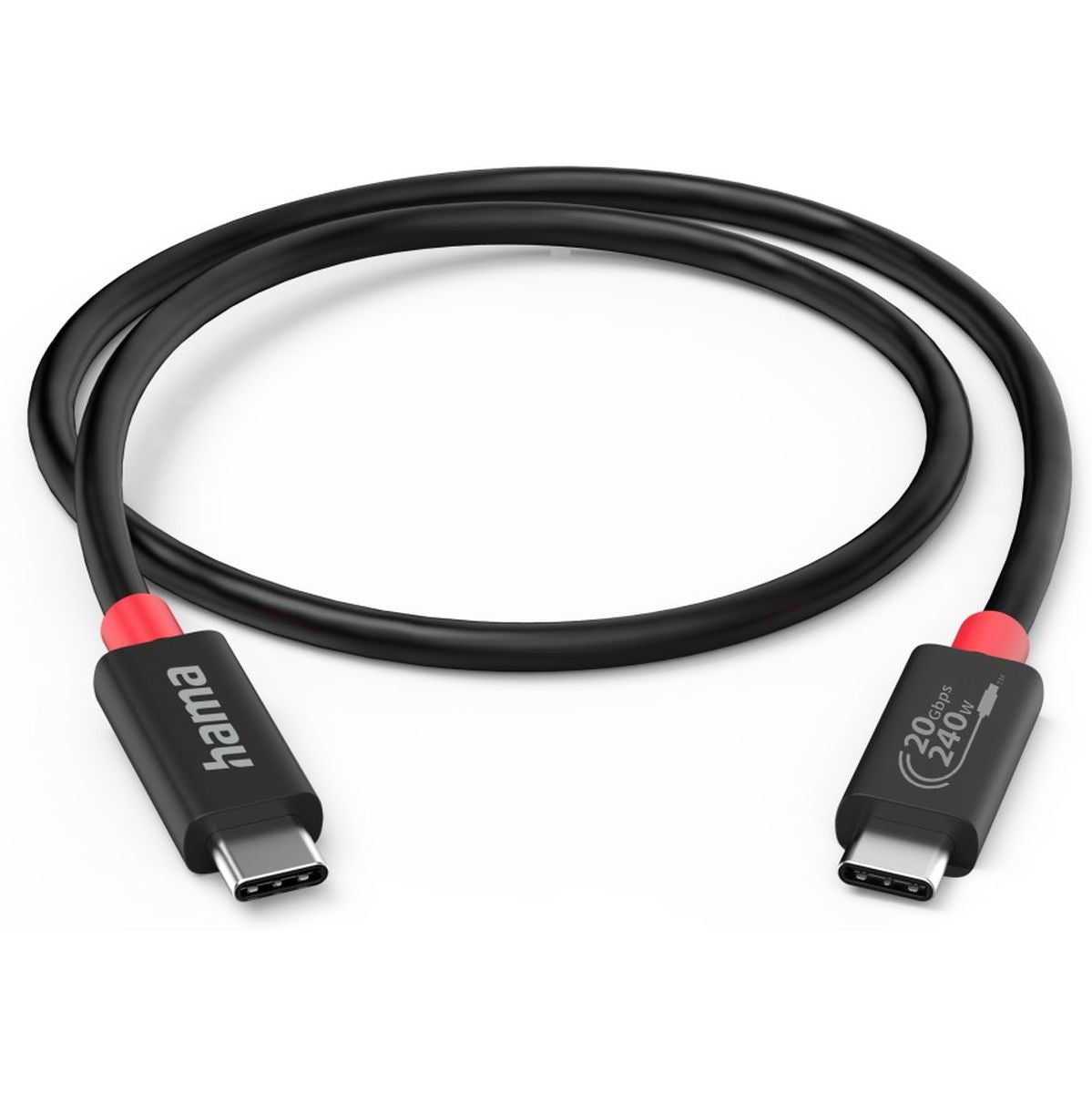 Hama USB-C-Cable E-Marker USB4 GEN2 20 GBIT/s 5 A 240 Watt 2.00 M