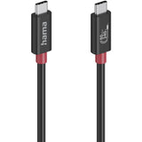 Hama USB-C-Cable E-Marker USB4 GEN4 80 GBIT/s 5 A 240 W 1.00 M - image 2 of 2