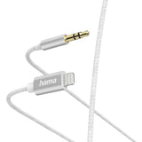 Hama Audio Cable Lightning - 3.5mm Jack 1m White