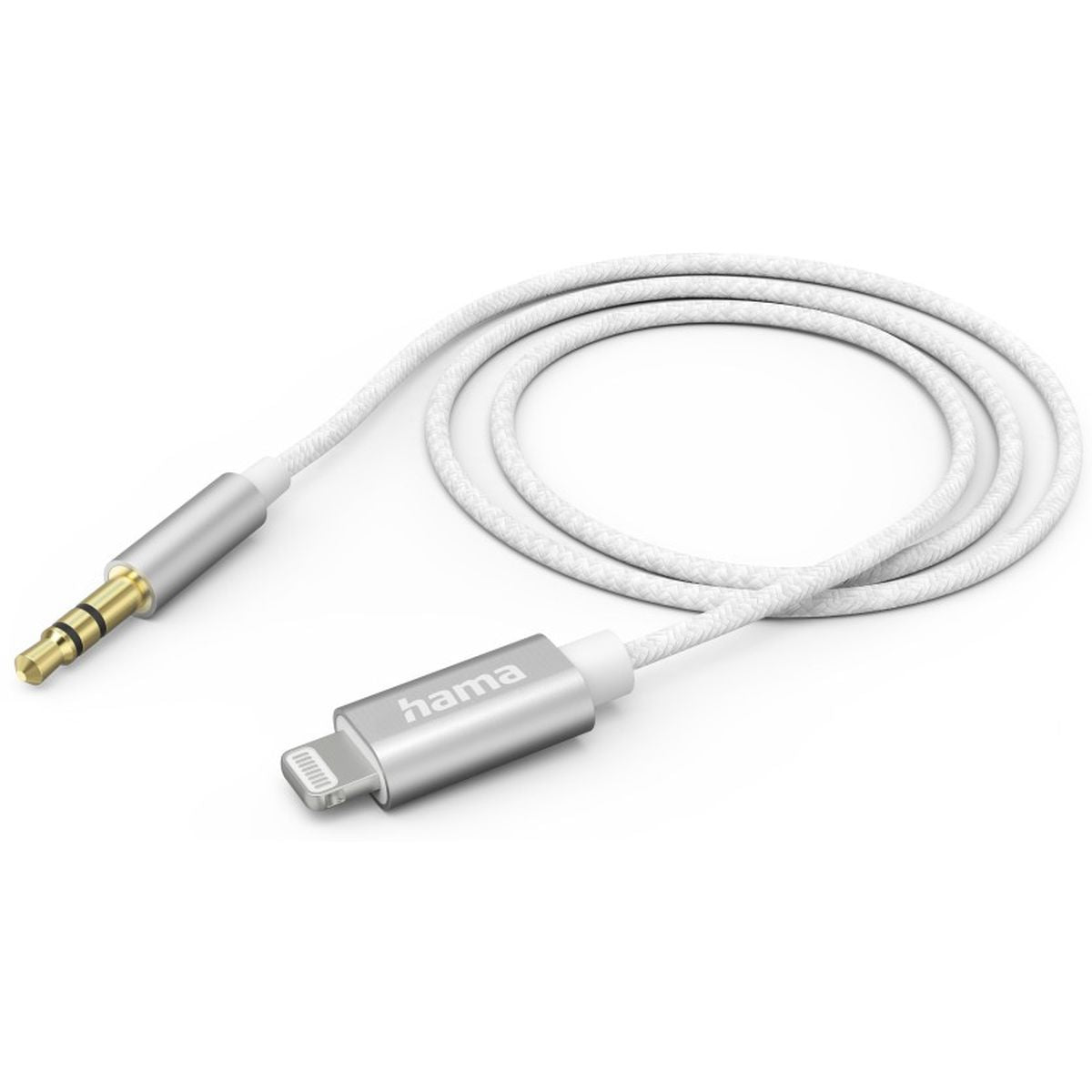 Hama Audio Cable Lightning - 3.5mm Jack 1m White - image 2 of 2
