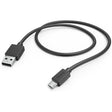 Hama USB-Cable USB-A To Micro-USB 1 M Black