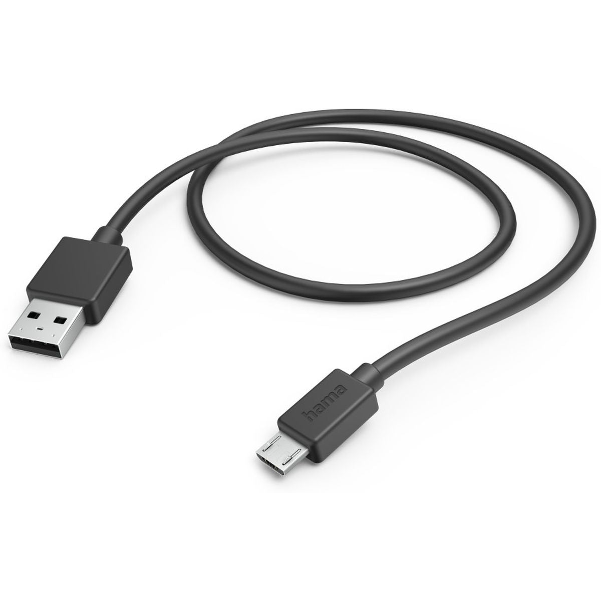 Hama USB-Cable USB-A To Micro-USB 1 M Black