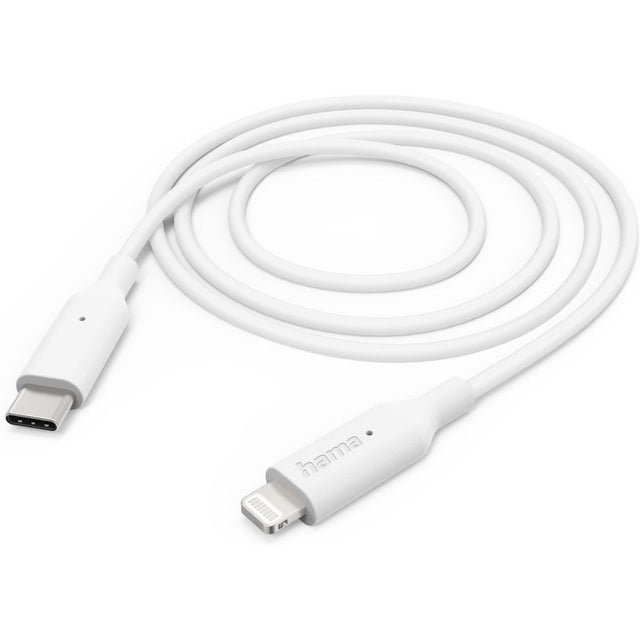 Hama USB-Cable USB-C To Lightning 1 M White