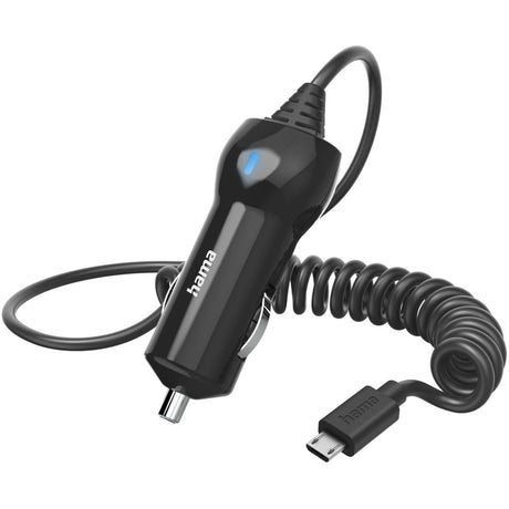 Hama Car Charger Micro USB 1.2A Black