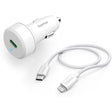 Hama Auto-Oplaadset Lightning Power Delivery (PD) 20W White