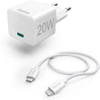 Hama Oplaadset Lightning Power Delivery (PD) 20 W White