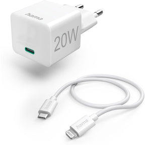 Hama Oplaadset Lightning Power Delivery (PD) 20 W White