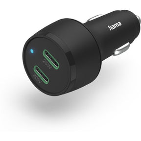Hama Auto-Charger USB-C Power Delivery (PD) (1x25W 1x20W).45W Black