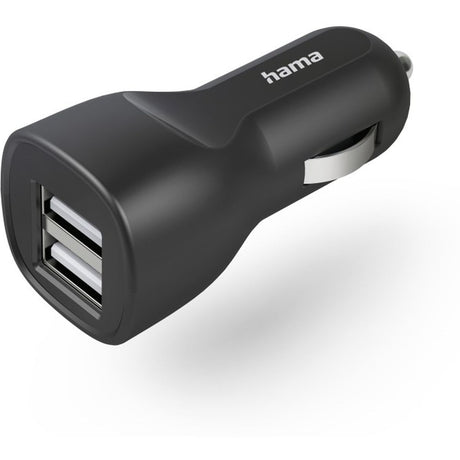 Hama Auto-Charger 2X USB 12W Black