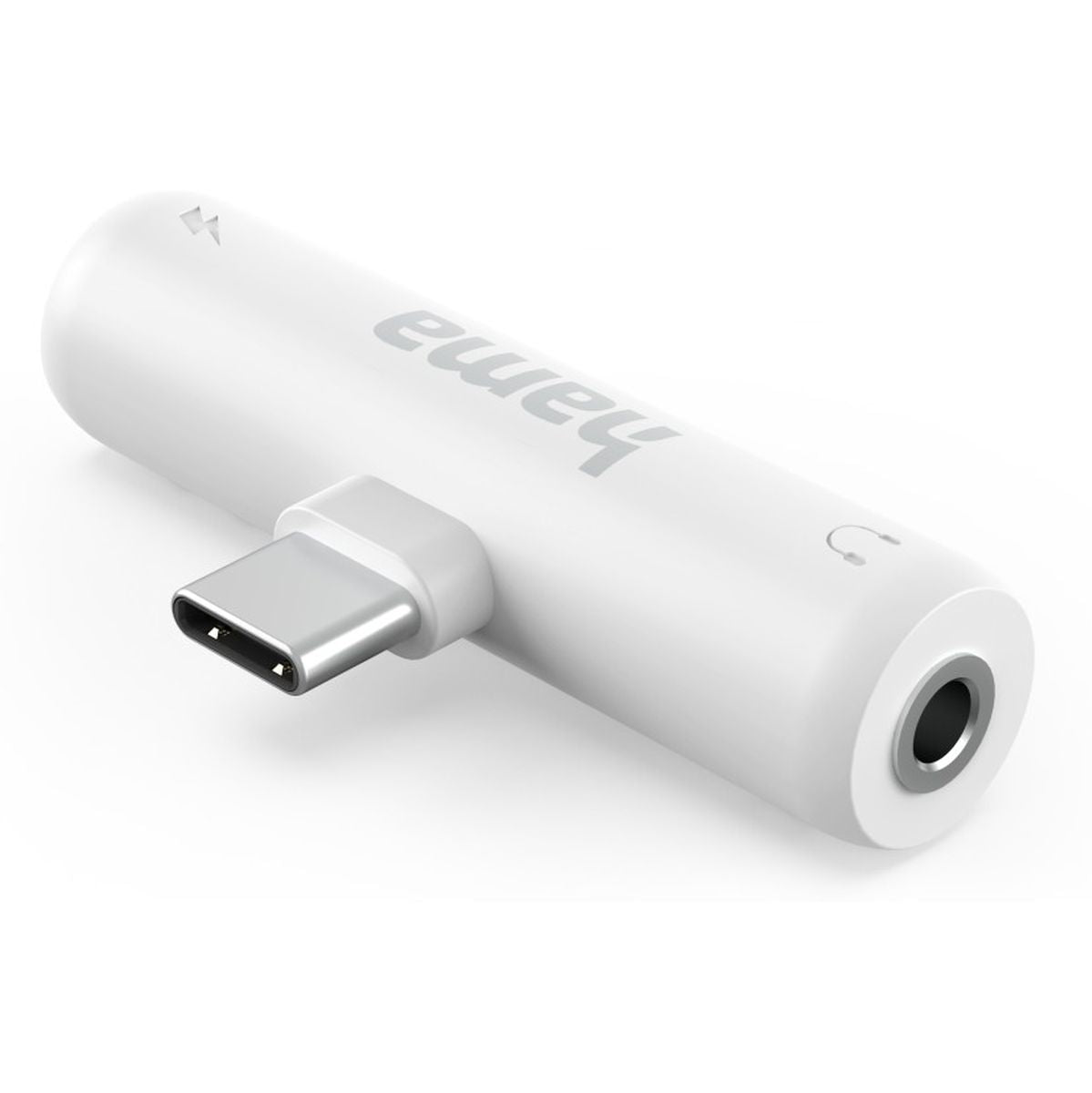 Hama Audio-Adapter.usb-C Oplaadfunctie.3.5mm Jack.pd White - image 3 of 4