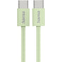 Hama Charging Cable Fabric USB-C - USB-C 1m Nylon Green