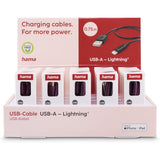 Hama Charge USB-A - Lightning 0.75 M 20 PCs In Display - image 2 of 4