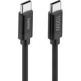 Hama Charging Cable Fabric USB-C - USB-C 100W 1.5 M Nylon Black - image 2 of 3