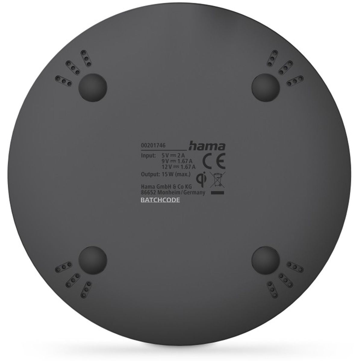 Hama Wireless Charger Oplaadpad 15 W Black - image 3 of 3