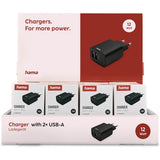 Hama Charger 2X USB-A 12 W 20 PCs In Display - image 2 of 5