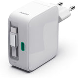 Hama Fast Charger Gan 2X USB-C Uittrekbare Charging Cable PD 30 W White
