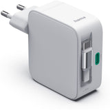 Hama Fast Charger Gan 2X USB-C Uittrekbare Charging Cable PD 30 W White - image 2 of 5