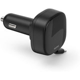 Hama Auto-Fast Charger 2X USB-C Uittrekbare Charging Cable PD 30 W Black - image 2 of 5