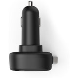 Hama Auto-Fast Charger 2X USB-C Uittrekbare Charging Cable PD 30 W Black - image 4 of 5
