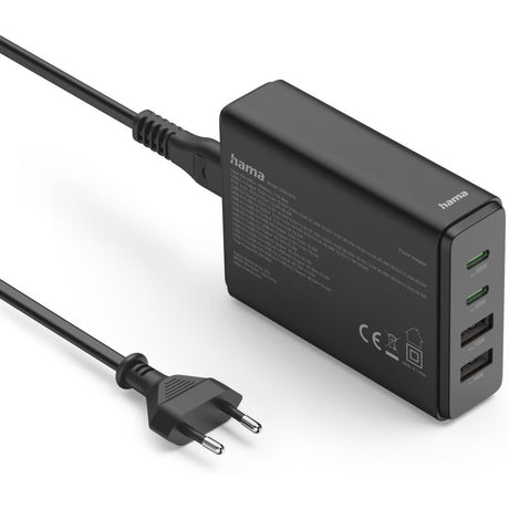 Hama Charging Station 4 Ports Gan/PD 2XUSB-C/2XUSB-A 65W ... - image 2 of 5