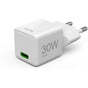 Hama Super-Mini-Charger PD/QC/Gan USB-C 30W White