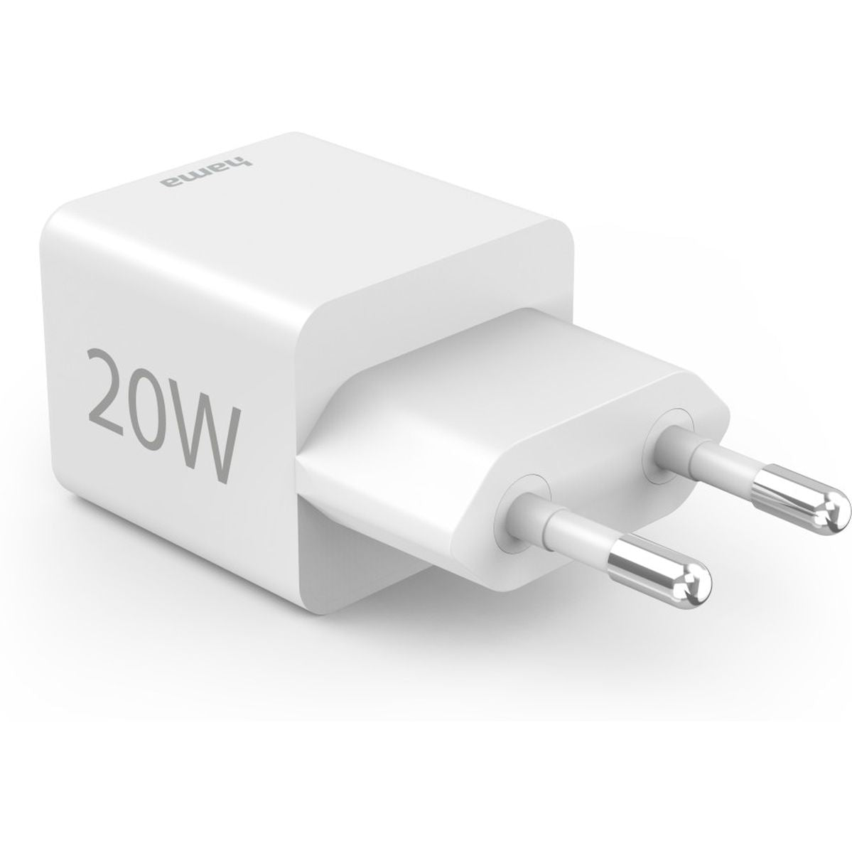 Hama Fast Charger 1X USB-C PD 1X USB-A QC Mini-Charger 20 W White - image 3 of 5