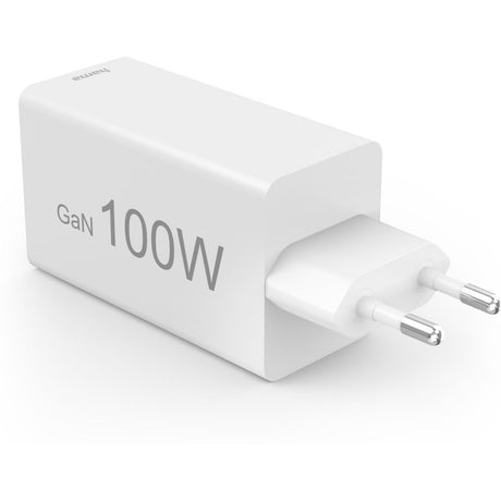 Hama Fast Charger Gan 2X USB-C PD 1X USB-A QC Mini-Charger 100 W White - image 3 of 5