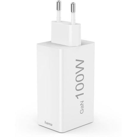 Hama Fast Charger Gan 2X USB-C PD 1X USB-A QC Mini-Charger 100 W White - image 5 of 5