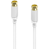 Hama Coaxial Cable For Kabelrouter Network F-Plug 75 O 120 DB 3.00 M