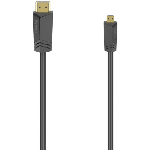 Hama High-Speed HDMI-Cable Con Type A - Con Type D (Micro) Ethernet 1.5 M
