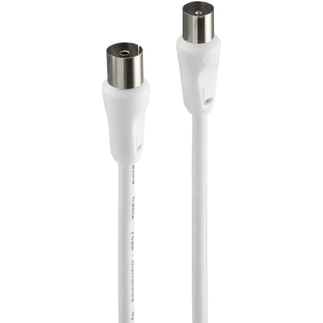Hama Antenna Cable Coax-Plug - Coax-Coupling 1.5 M 75 DB White - image 3 of 3