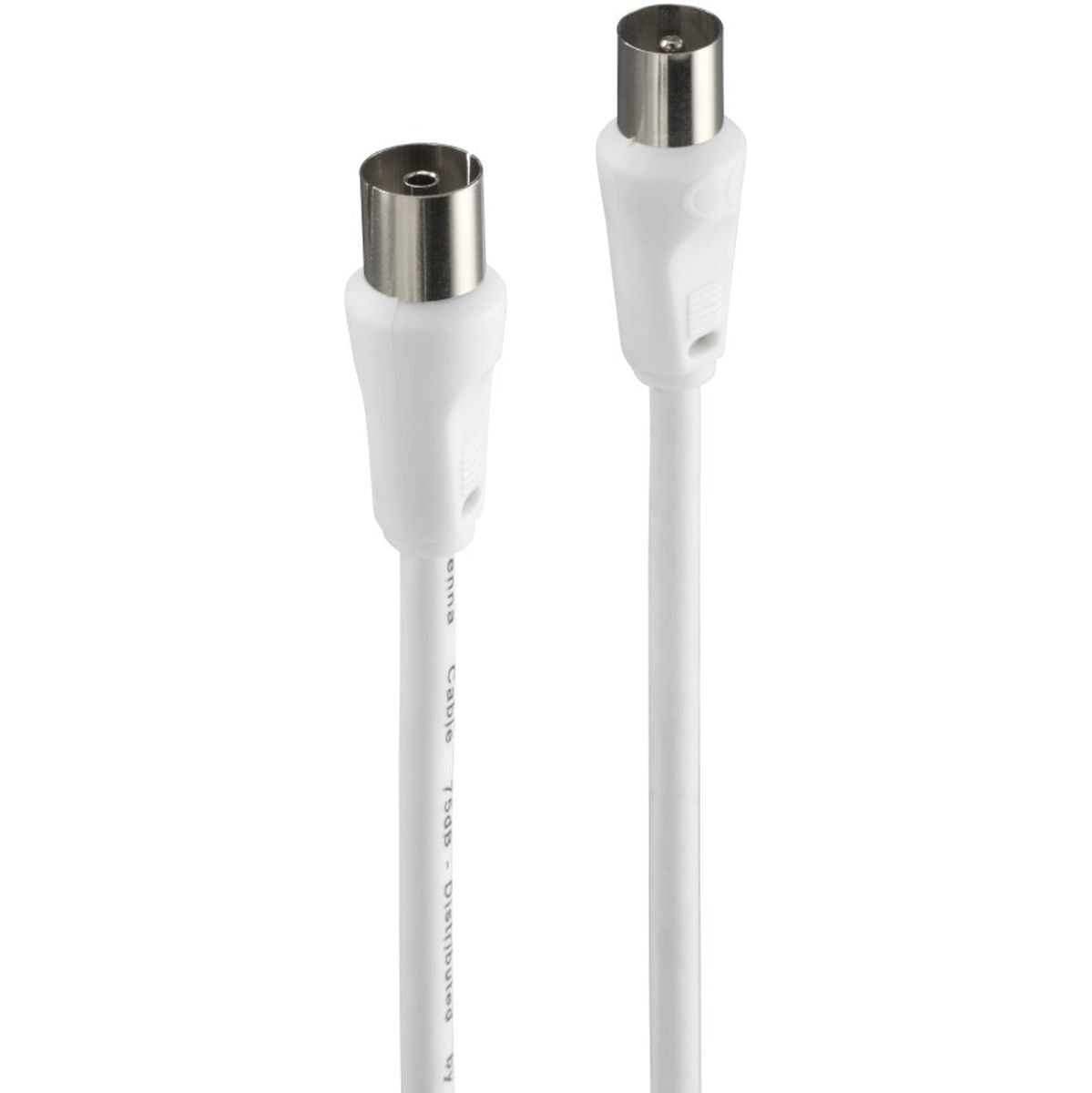 Hama Antenna Cable Coax-Plug - Coax-Coupling 10 M 75 DB White - image 3 of 3