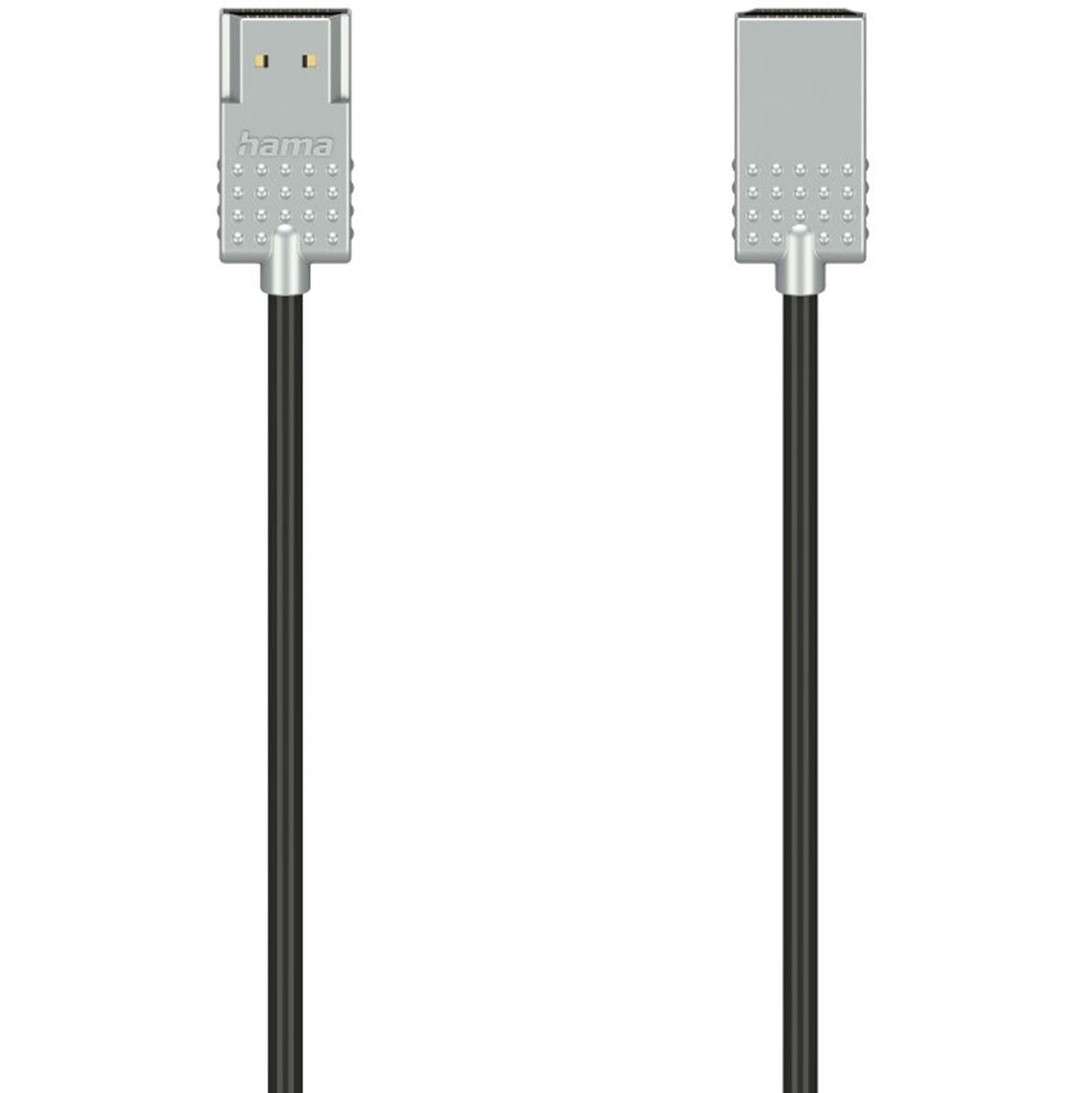 Hama High-Speed HDMI-Cable Ultra-Slim 4K Conn - CONN. Ethernet 2.0 M