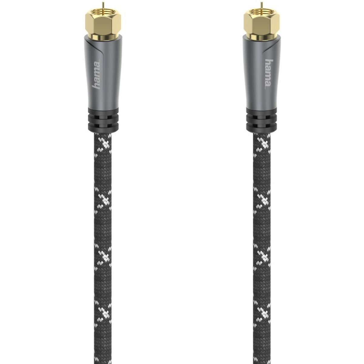 Hama Sat-Aansluitkabel F-Plug - F-Plug Metal Gold Plated 3.0 M 120 DB