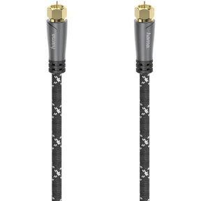Hama Sat-Aansluitkabel F-Plug - F-Plug Metal Gold Plated 3.0 M 120 DB