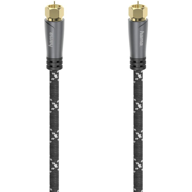 Hama Sat-Aansluitkabel F-Plug - F-Plug Metal Gold Plated 3.0 M 120 DB