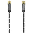 Hama Sat-Aansluitkabel F-Plug - F-Plug Metal Gold Plated 5.0 M 120 DB