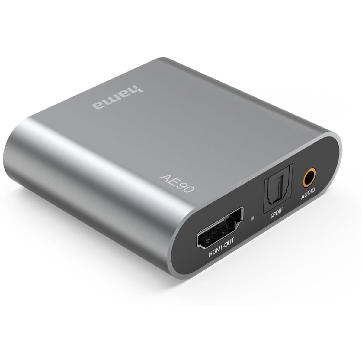 Hama HDMI-Audio-Extractor AE90 HDMIO To Audio TosLink 3.5-mm-Jack Silver - image 3 of 5