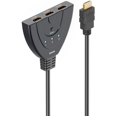 Hama 4K HDMI-Splitter 3x1 3X HDMI-Connection - 1X HDMI-Plug