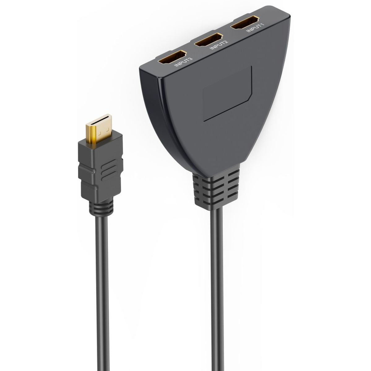 Hama 4K HDMI-Splitter 3x1 3X HDMI-Connection - 1X HDMI-Plug - image 2 of 3